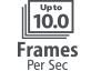 Up to 10 frames per second
